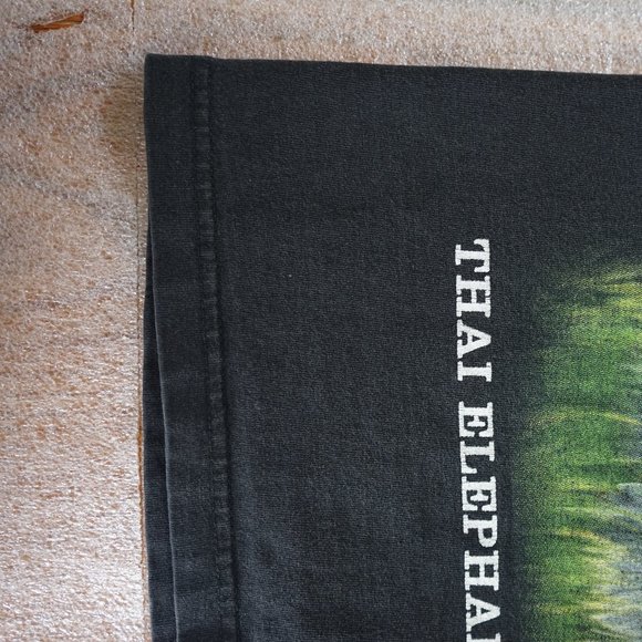 Vintage Joligolf Sawasdee Thailand "Thai Elephant Showing Off" Men's M T-Shirt - Picture 7 of 15